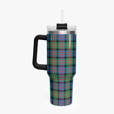 MacDonnell of Glengarry Ancient Tartan Crest 40 oz Insulated Tumbler with Handle